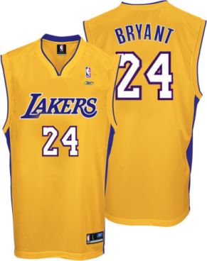 number 24 lakers jersey