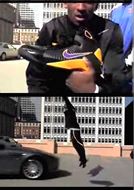 Kobe Bryant jumping over an Aston Martin video