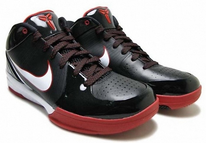 Kobe Bryant Nike Zoom Kobe IV (4), with colors black, white and red. Picture 02